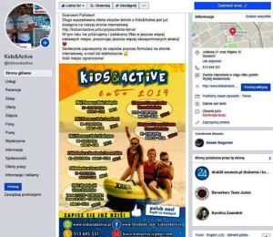 post Facebook Kids&Active
